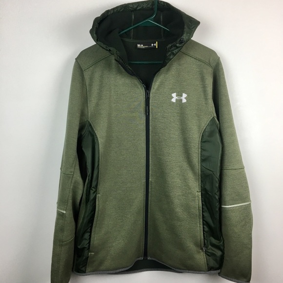 Under Armour Other - Men’s medium Under Armour jacket hooded green